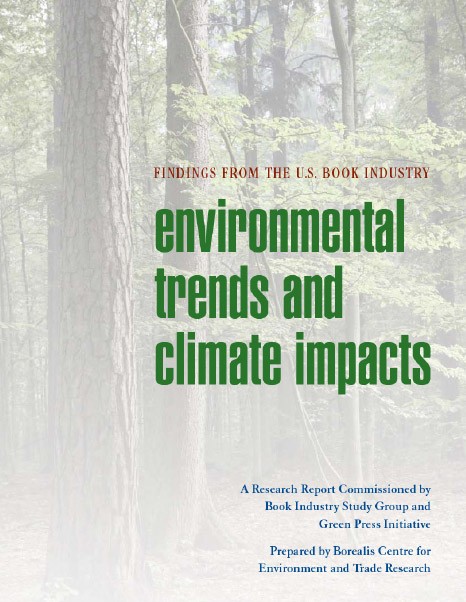 Environmental Trends and Climate Impacts: Findings from the U.S. Book Industry